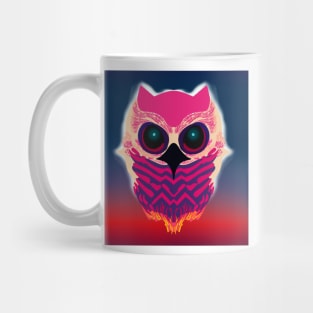 Synthwave owl Mug